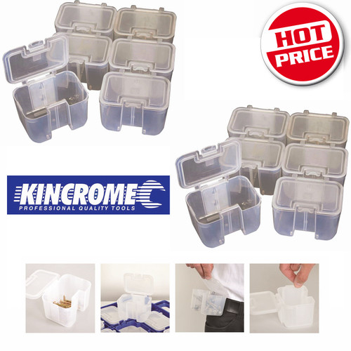 Kincrome Stackable Storage Clear Tubs 12 Pack Be Quick!