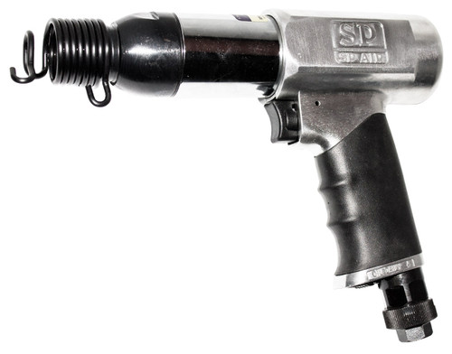 SP Tools Industrial Air Chisel Gun + Hex Shank Chisel