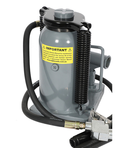  Borum 20000kg Industrial Air/Manual Bottle Jack