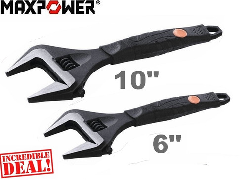 MaxPower Extra Wide Thin Jaw Adjustable 2 Pack Hot Price!
