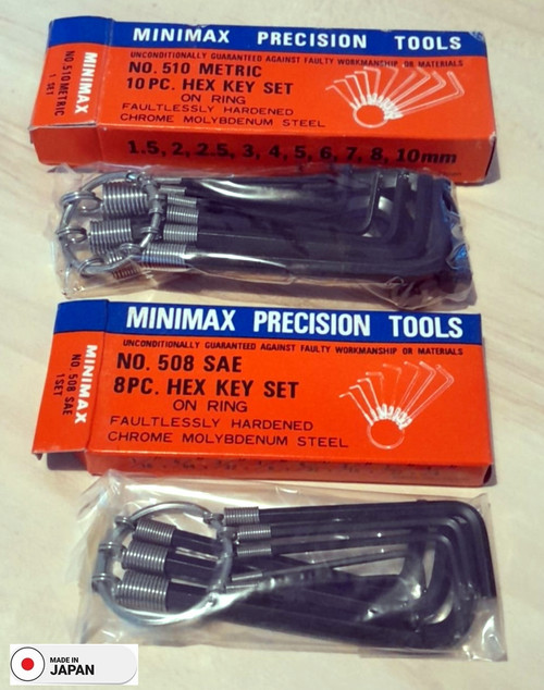 Minimax Japan AF/MM Precision Hex Key Clearance Pack