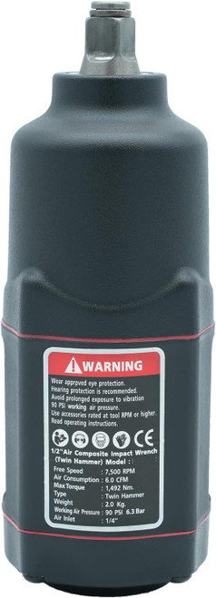 Industrial PowerDyne 1180 Ft Lb Composite 1/2" Impact Wrench 