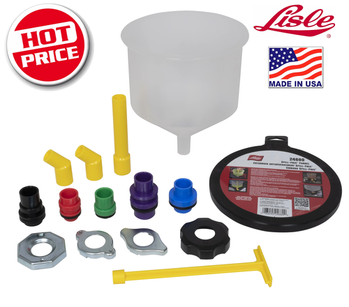 Lisle USA Clear View Spill Free Funnel Kit LIMITED STOCK!