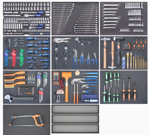 SP Tools 465p MM/AF 59" USA Sumo Roll Toolkit Custom Black