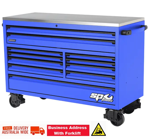 SP Tools 59" USA Sumo Roll Cabinet 11Dwr Custom Edition Blue