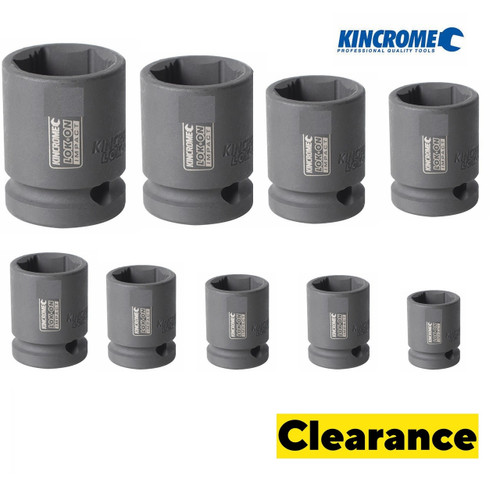 Kincrome 9 Metric Lok-On 1/2" Impact Socket Clearance Pack