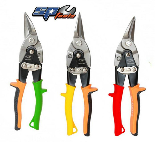 SP Tools  Heavy Duty Tin Snip Set R S L Cut Hot Price!