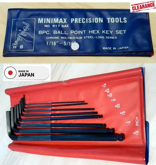 Minimax Japan AF Ball Allen Keys.
