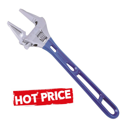 Kincrome Lightweight Wide Jaw Adjustable Wrench 250mm (10")