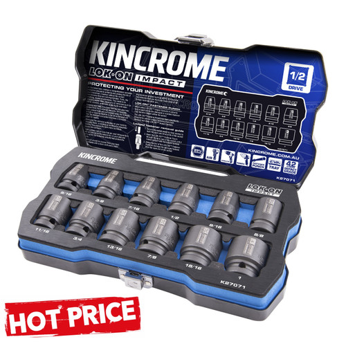 Kincrome 1/2" Deep/Standard AF Impact Bundle Limted Stock