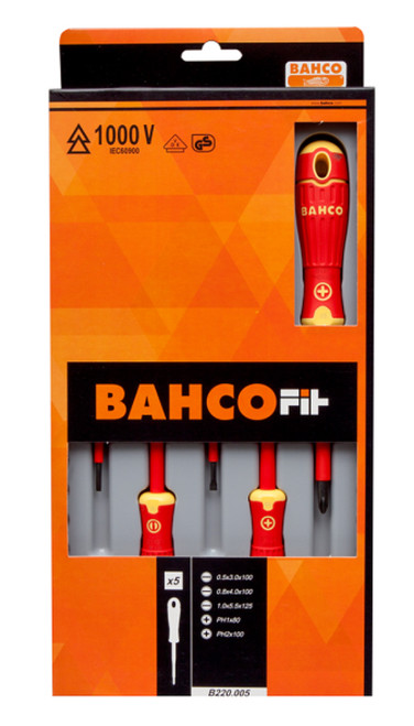 Bahco 5 Piece 1000V Screwdriver Set HOT PRICE!