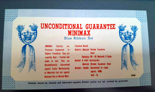 Minimax Japan 1/4" AF Socket & Bit Kit | VERY Limited Stock! Minimax Japan 1/4" AF Socket & Bit Kit | VERY Limited Stock!