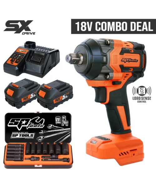 SP 18V 1/2" Impact Wrench Kit + Impact Sockets + Free Delivery