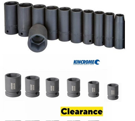 THESE ARE SINGLE LOOSE SOCKETS NOTE: DUE TO THE CLEARANCE PRICE SHIPPING COST IS FOR METRO AREAS ONLY! IF YOU ARE IN ANY OTHER REGION PLEASE EMAIL US FOR A SHIPPING COST!

6 positive stop position hex sockets
Ideal for fastening and loosening of nuts and bolts these sockets are designed and tested to last
LOK-ON™ Impact Sockets are fully impact rated and designed for extreme torque applications. I.e. Use of Air, Cordless or Powered Tools.
LOK-ON™ Socket Set tins have been designed in Australia, pushing all manufacturing limitations to bring a unique style to an otherwise generic industry.
All LOK-ON™ Socket Sets include industry leading and highest quality custom EVA foam trays that includes a hard shell surface with clearly marked sizing

You get:
Contents
LOK-ON™ IMPACT 1/2” Drive Imperial Shallow Sockets: 10, 13, 14, 16, 18MM
LOK-ON™ IMPACT 1/2” Drive Imperial Deep Sockets: 12, 13, 14, 15, 16, 17, 19, 21, 22, 24MM

Specifications
Range LOK-ON
Warranty Lifetime Guarantee
Material Chrome Molybdenum (42 Cr-Mo4 - Impact Grade)