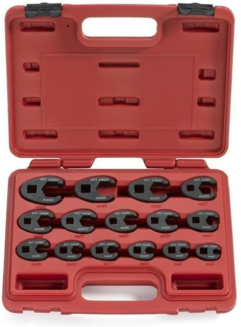 PSI Mega Metric Flared Impact Crow Foot Spanners 8-32MM