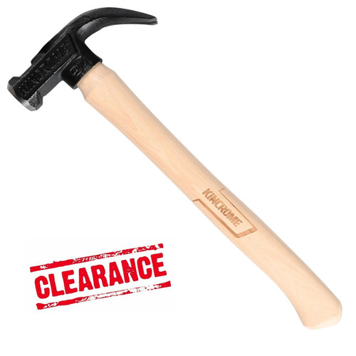Kincrome Hickory Claw Hammers have been designed and put to the test in harsh Australian conditions by Aussie tradies. The handle is an ergonomic, comfortable genuine American hickory handle that has been shaped to provide maximum grip and control.

At the business end, the heads are constructed from hardened and tempered carbon steel heads that perform as well as they look. Ideal for building, carpentry and general purpose applications, Kincrome Hickory Claw Hammers are the perfect all-rounder whether you’re using it every day on the job-site or you’re a weekend warrior looking for your first hammer.
In Stock

Features
Designed & tested by Aussie tradies in harsh Australian conditions
Handle designed and shaped for maximum comfort and a secure grip
Genuine American hickory handle provides corrosion protection
Hardened & tempered carbon steel head

Specifications
Brand	KINCROME
Handle Material	Hickory
Head Material	Carbon Steel
Warranty Kincrome Quality
Material Hickory
Size 24oz (680g)
Length (mm)  382
Width (mm) 145
Height (mm) 37
Weight (kg)	0.98