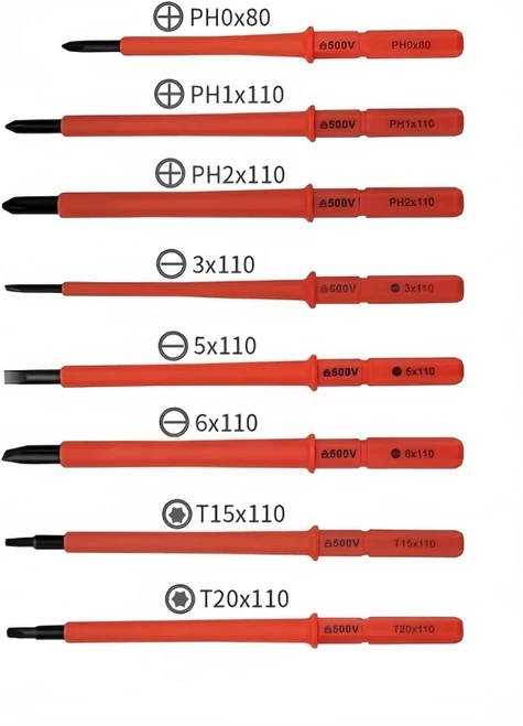 Transquip VDE Certified Screwdriver Kit Interchangeable.