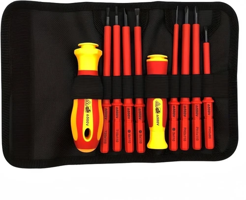 Transquip VDE Certified Screwdriver Kit Interchangeable.
