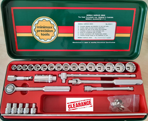 Minimax 3/8" MM Surface Dve Socket Set VERY LIMITED New Old Stock!