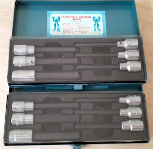 Minimax Japan 1/2" Hex Sockets AF & Metric. ONE SET ONLY!