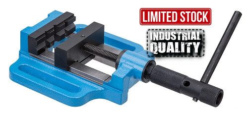 VERY Limited stock for this INDUSTRIAL QUALITY Geiger Vice!

SPECIFICATIONS
Jaw width: 103mm
Jaw height: 32mm
Jaw opening: 80mm

FEATURES
High quality drill press vice
Hardened prismatic jaws
Removable handle for extra torque

"SHIPPING COST INFO: At this clearance price shipping is to NSW WA VIC SA QLD METRO AREAS ONLY. If you are in ANY OTHER AREA please email is first for a shipping quote! "