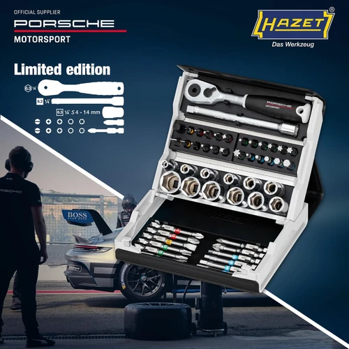 Porsche Motorsport L/Edition 1/2" Torque Wrench Smartcase Toolkit & Screwdriver Bundle