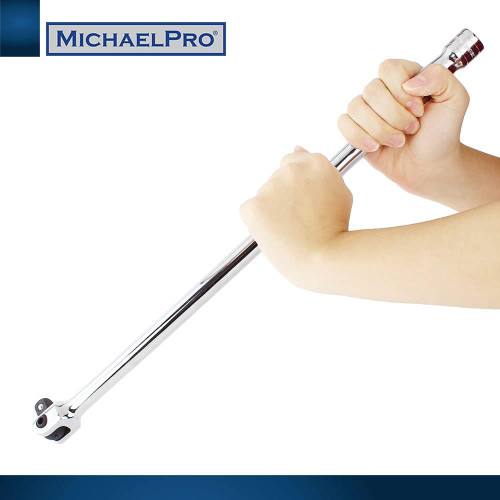 Micheal Pro 1/2" & 3/8" Extension Breaker Bar Duo Pack Micheal Pro 1/2" & 3/8" Extension Breaker Bar Duo Pack