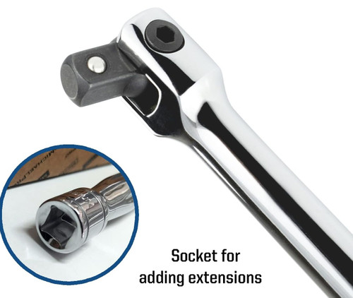 Micheal Pro 1/2" & 3/8" Extension Breaker Bar Duo Pack Micheal Pro 1/2" & 3/8" Extension Breaker Bar Duo Pack
