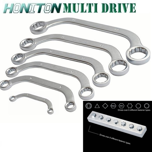 H6PHHMWS, Honiton Multi Obstruction Spanners. Drives Over 6 Fastener