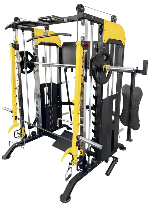 French Fitness FSR90 Functional Trainer Smith & Squat Rack Machine