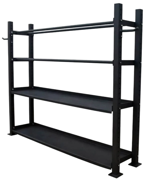 French Fitness 7 ft Combination Universal Storage Rack