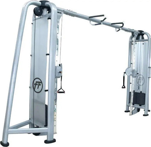 French Fitness FFS Silver Adjustable Cable Crossover