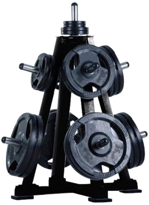 French Fitness OWT30 Olympic Weight Tree Storage Rack