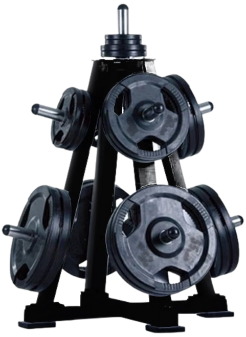 French Fitness OWT30 Olympic Weight Tree Storage Rack