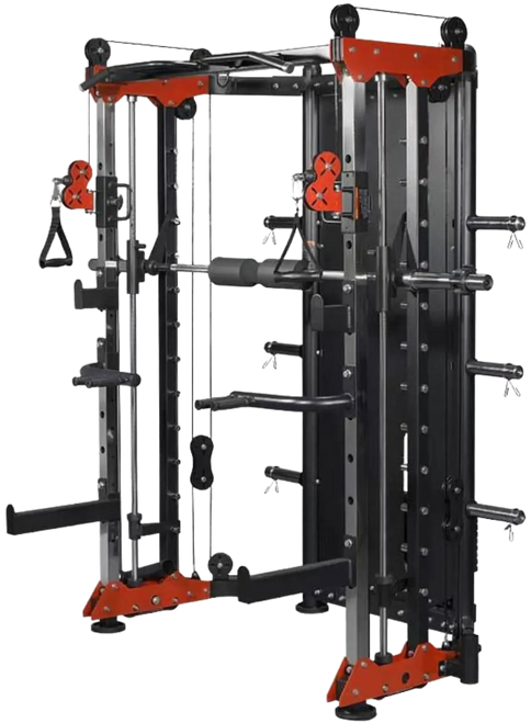 French Fitness FSR80 Functional Trainer Smith & Rack Gym System