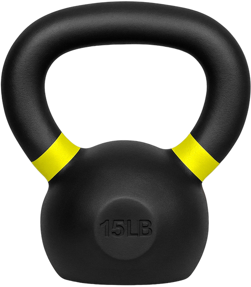 French Fitness Cast Iron Kettlebell 15 lbs