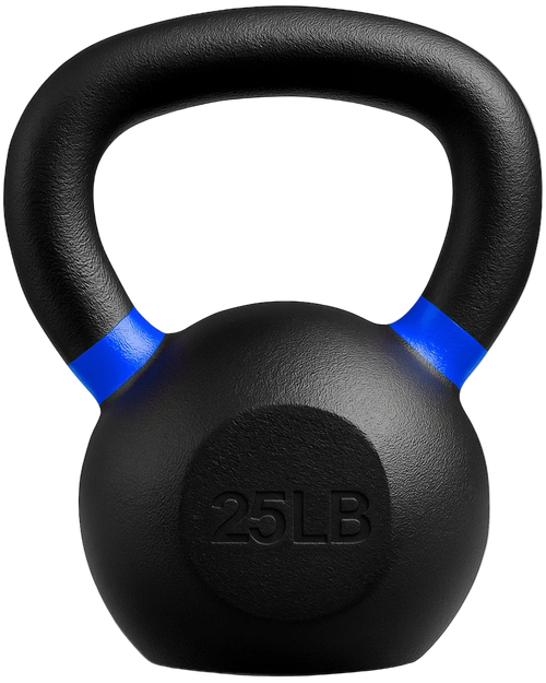 French Fitness Cast Iron Kettlebell 25 lbs
