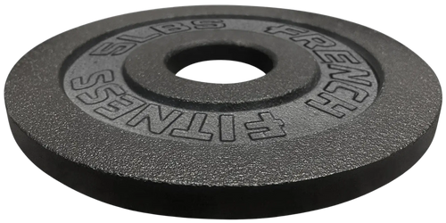 French Fitness Cast Iron Olympic Weight Plate V1 5 lbs