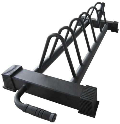 French Fitness Horizontal Bumper Plate Storage Rack