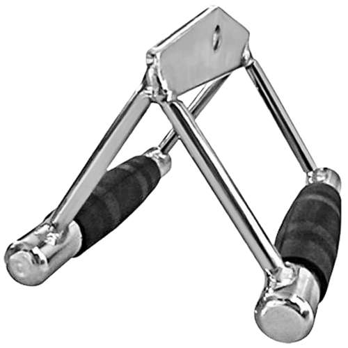 French Fitness Rubber Grip Seated Row/Chin Bar