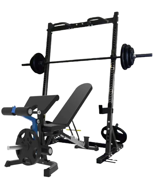 French Fitness BRC10 Multi Bench / Half Rack Combo