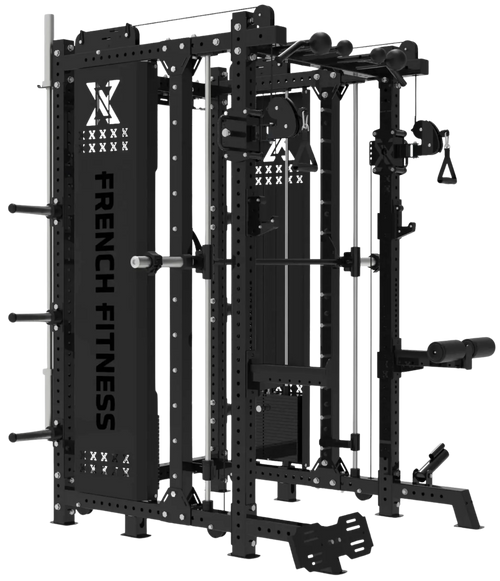 French Fitness FSR100 Commercial Functional Smith Rack System