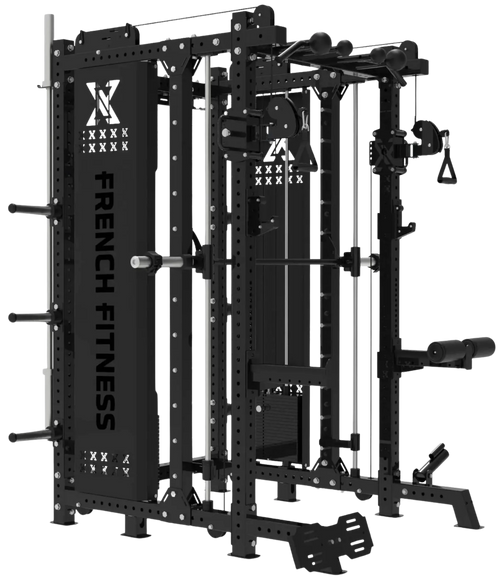 French Fitness FSR100 Commercial Functional Smith Rack System