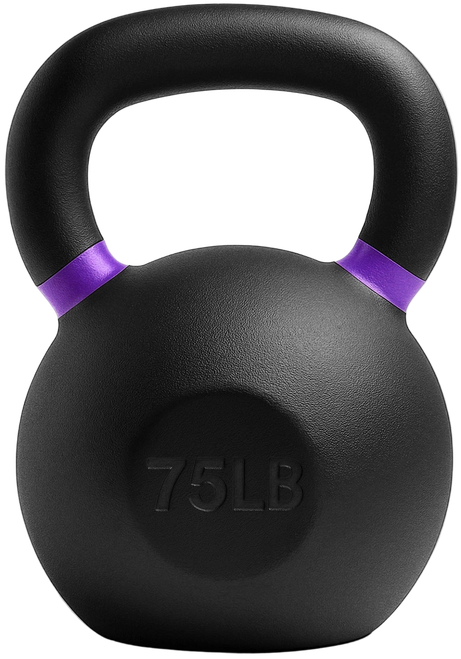 French Fitness Cast Iron Kettlebell 75 lbs