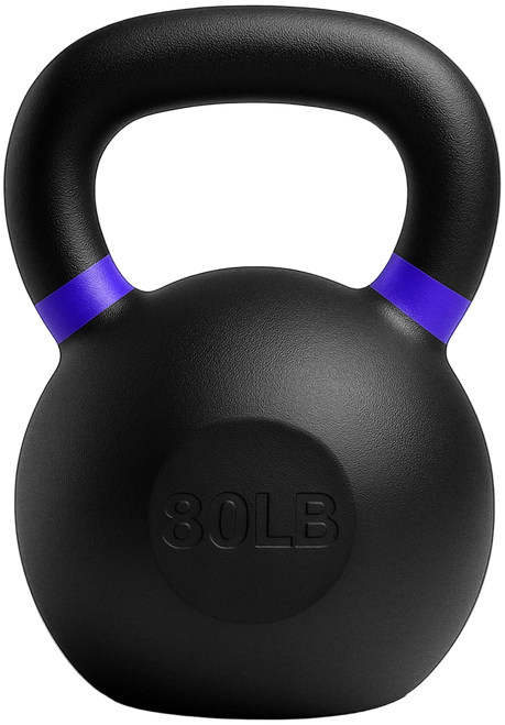 French Fitness Cast Iron Kettlebell 80 lbs