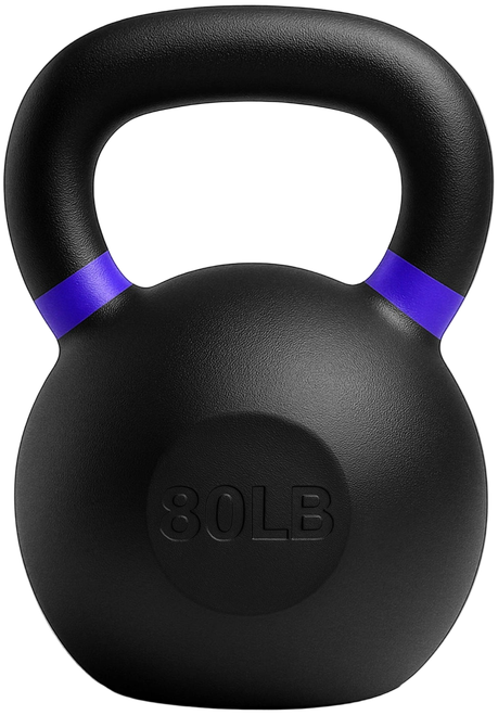 French Fitness Cast Iron Kettlebell 80 lbs