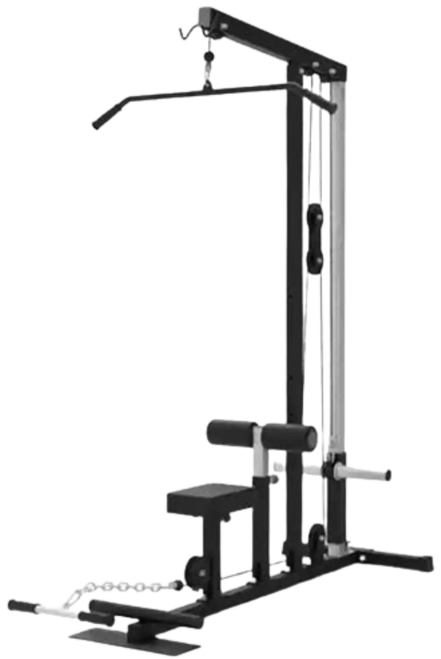 French Fitness Lat Pulldown / Low Row Plate Loaded