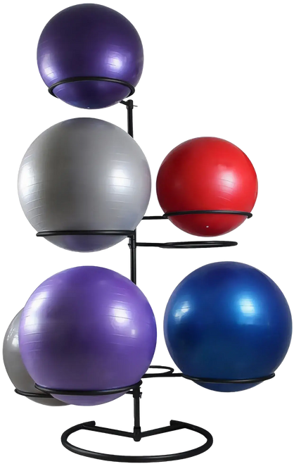 French Fitness 9 Ball Exercise / Stability Ball Rack EBR9