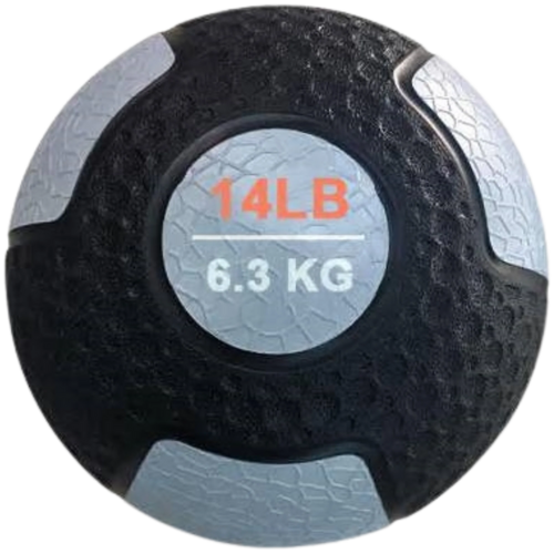 French Fitness Rubber Medicine Ball 14 lb