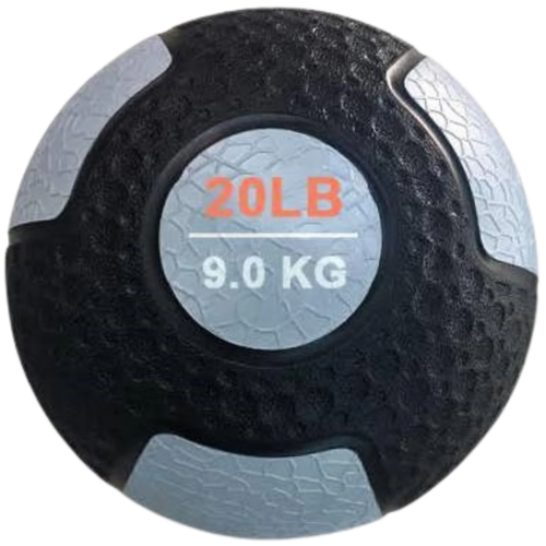 French Fitness Rubber Medicine Ball 20 lb